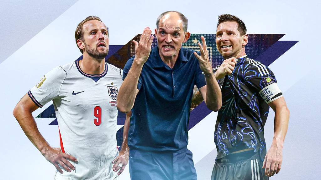 Kekecewaan para pemain Inggris setelah kalah dari Argentina di semifinal Piala Dunia