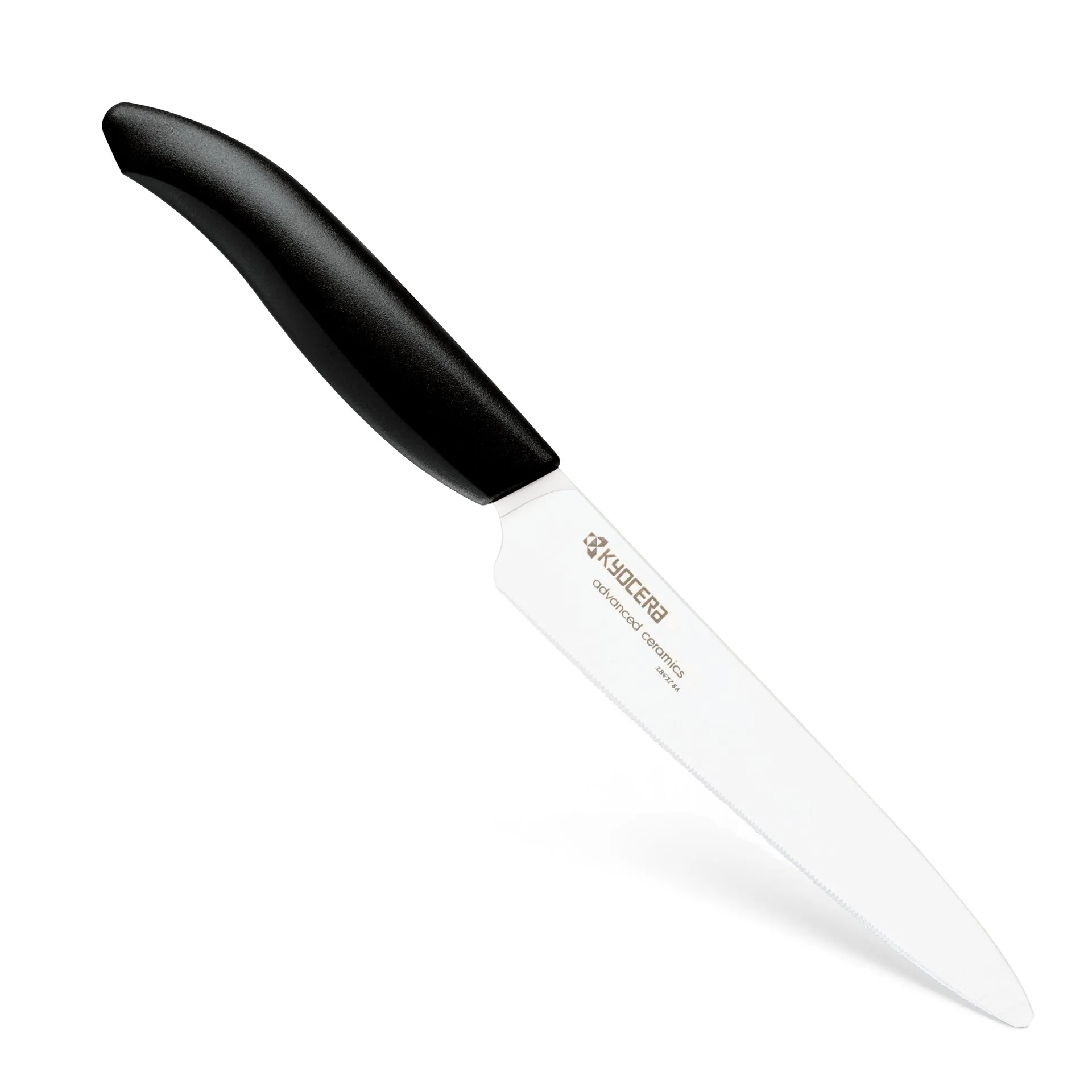 Ceramic 5 Inch Micro Serrated Tomato Knife warna putih dari HOBISLOT188