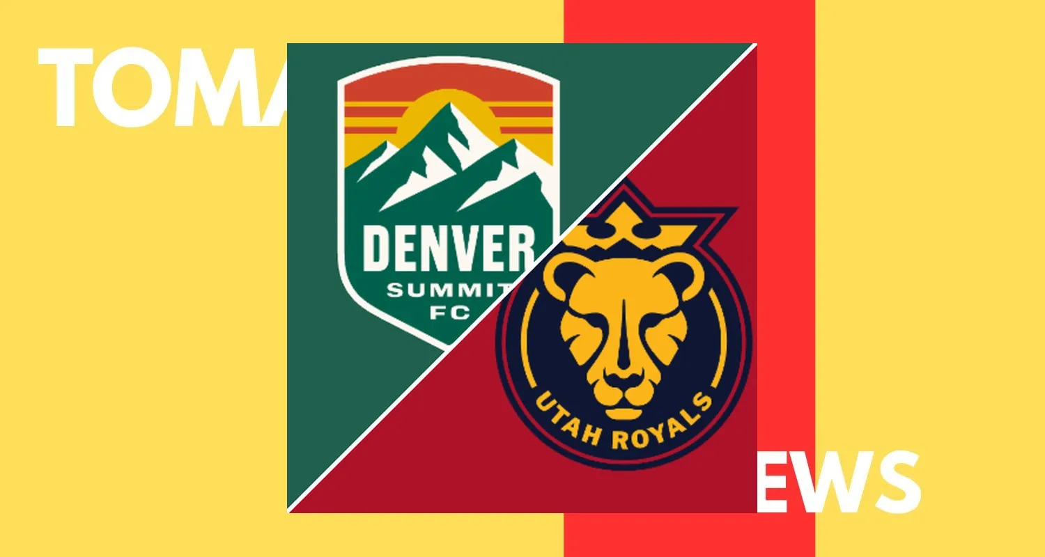 Pertandingan sepak bola wanita NWSL antara Denver melawan Utah Royals di stadion.