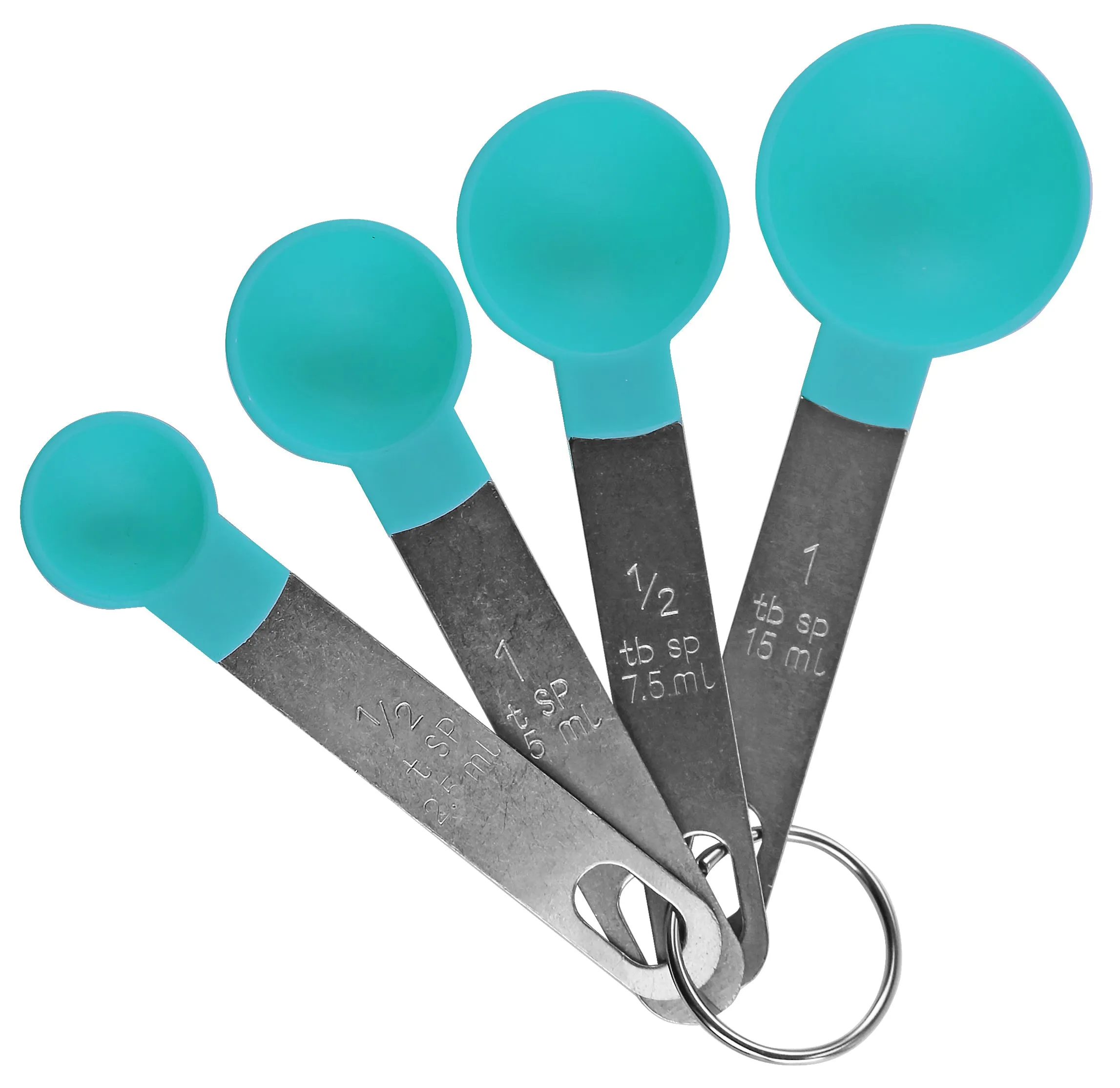 GOKONG77 Sendok Ukur Plastik Turquoise BPA Free untuk Baking