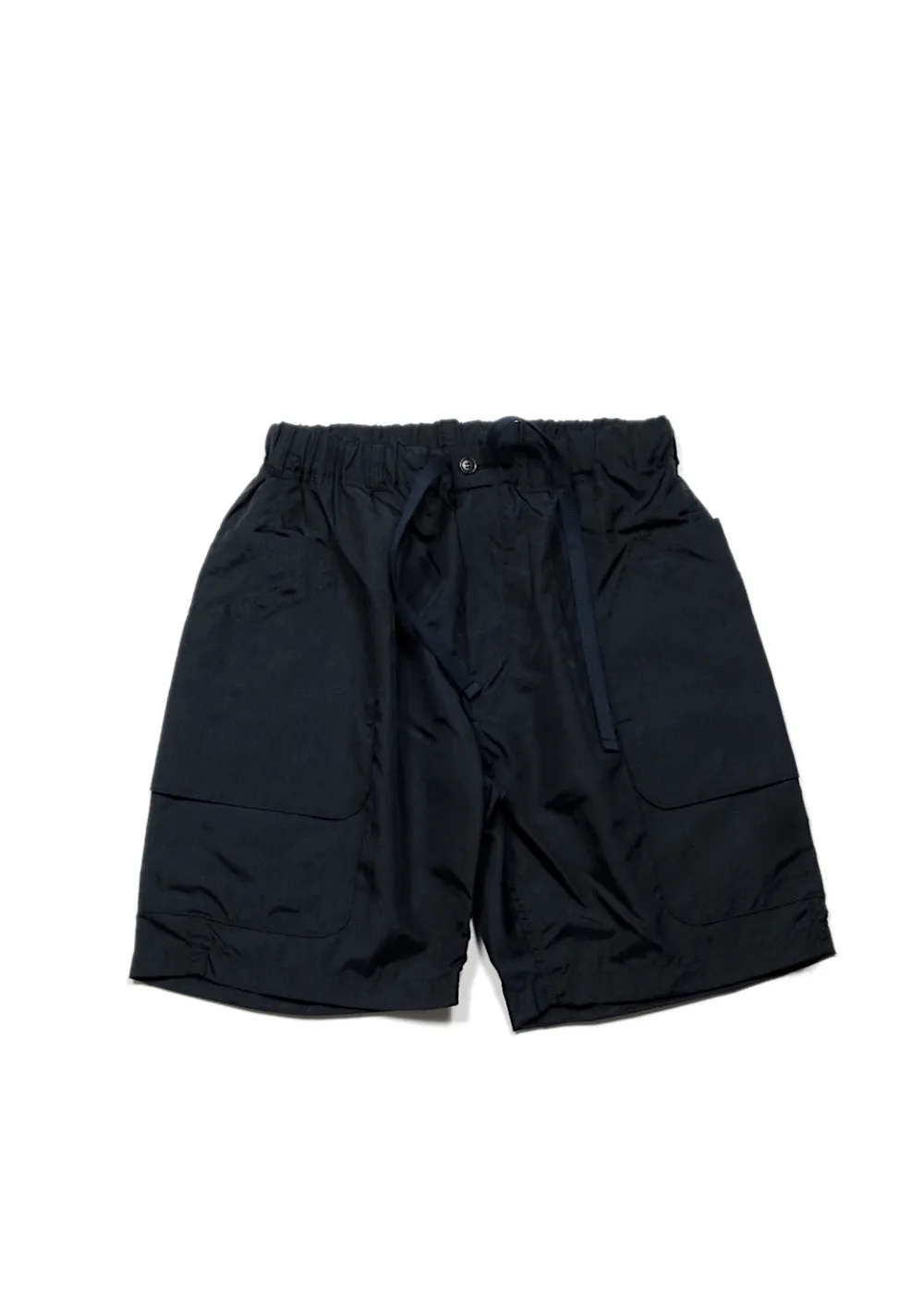 HALOKAKSLOT E-Z Dee's Shorts Crinkle Nylon Navy berkualitas