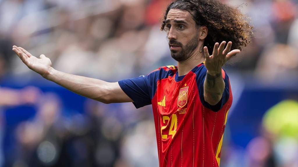 Marc Cucurella saat membela timnas Spanyol di Piala Dunia 2026