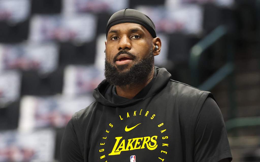 LeBron James saat bertanding di kompetisi NBA