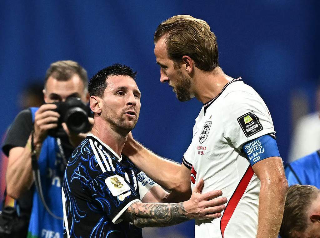 Lionel Messi saat membawa Argentina mengalahkan Inggris di semifinal Piala Dunia
