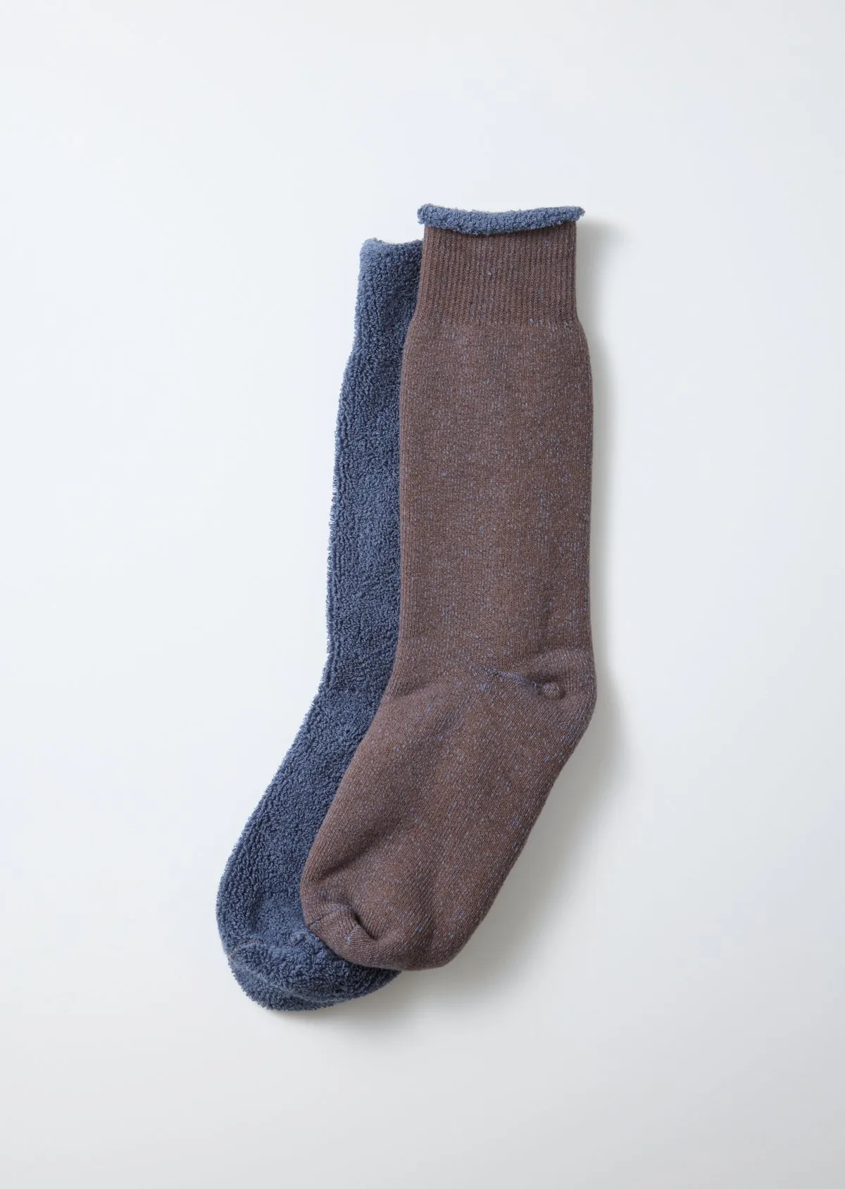 MIDAS77 Reversible Pile Socks Charcoal D.Blue berkualitas