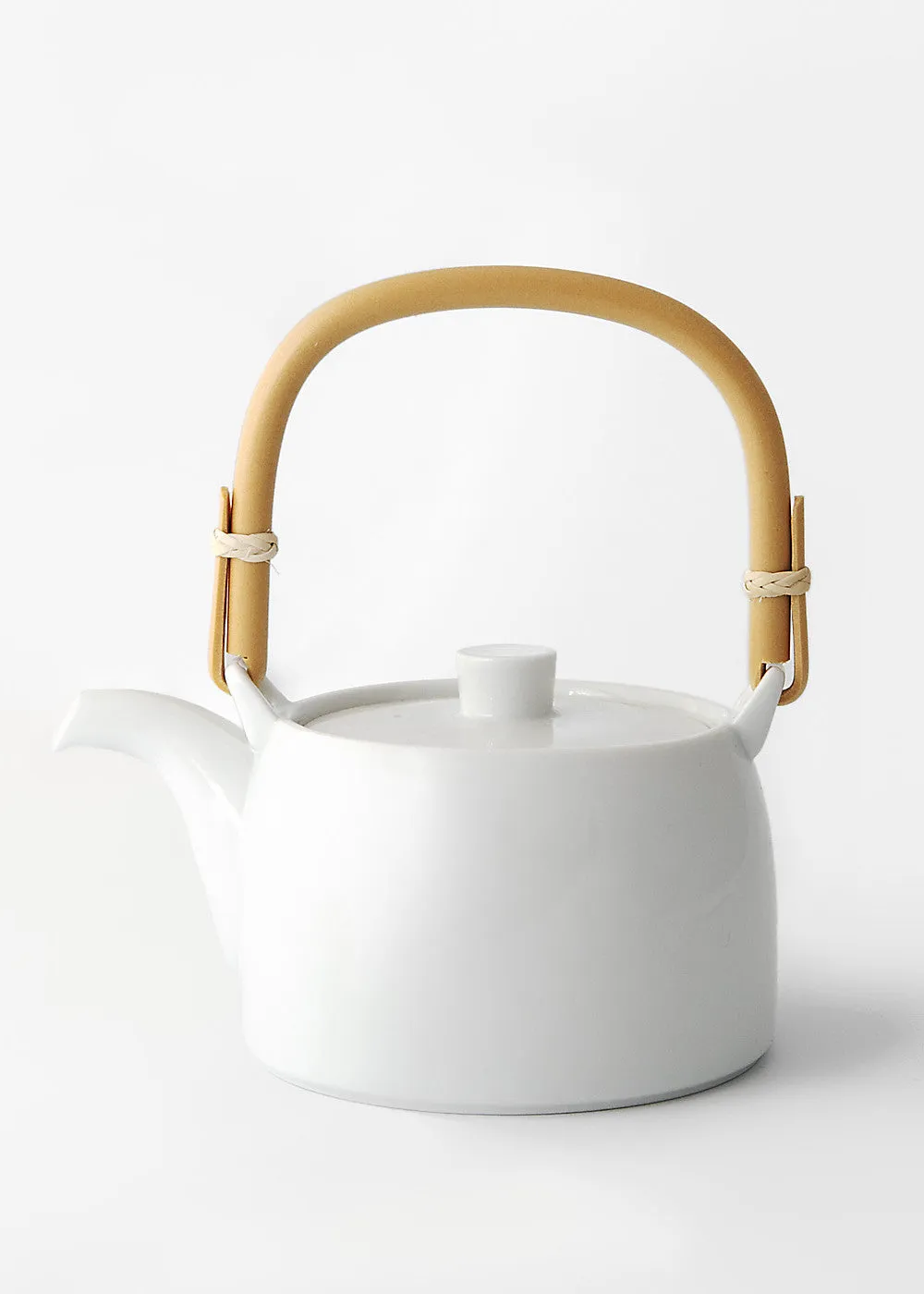 Teko porselen MPOSUN Tea-Dobin Teapot desain minimalis elegan untuk menyeduh teh