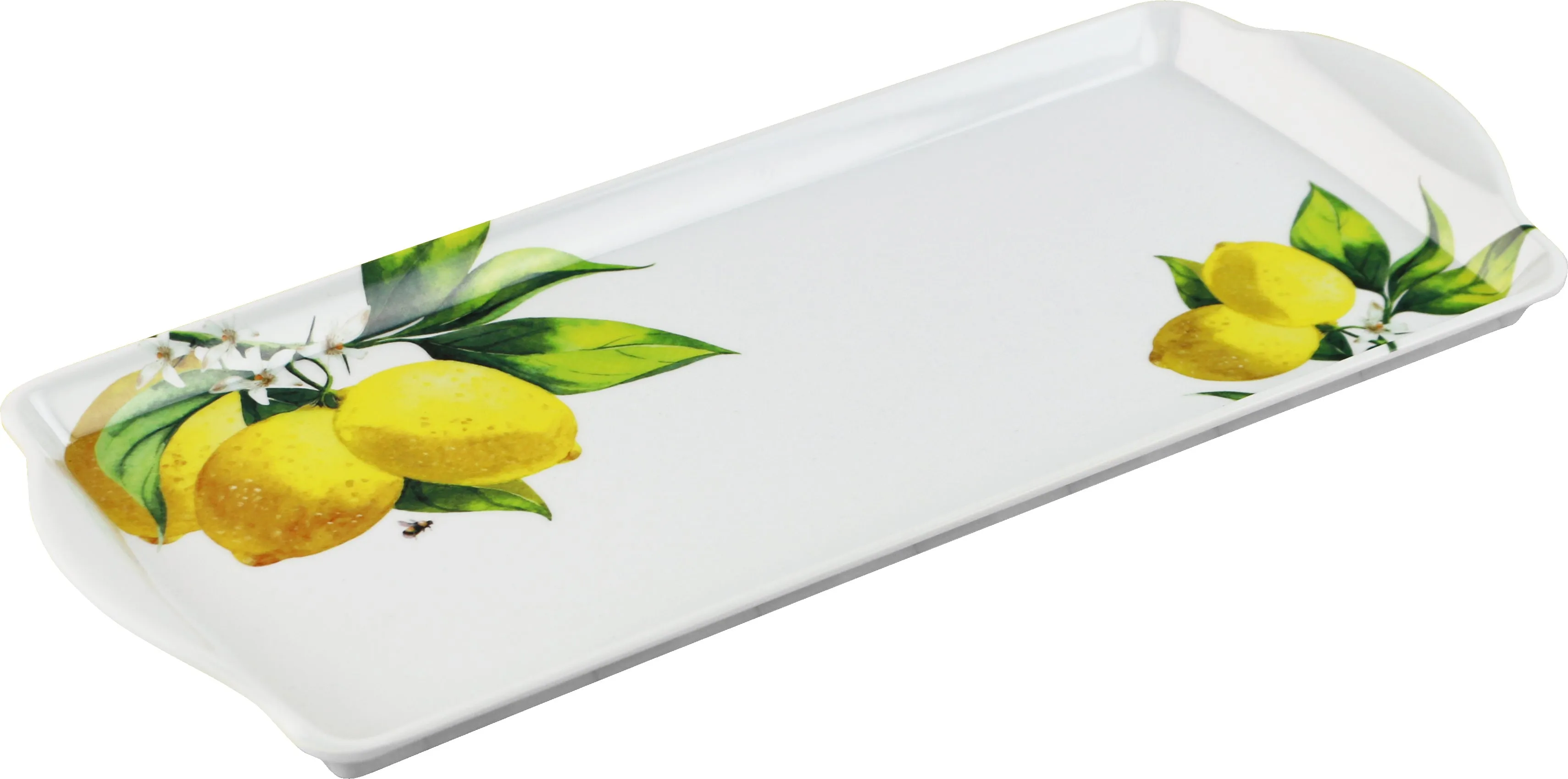 Nampan saji melamin motif Fresh Lemons koleksi PRAGMATIC88