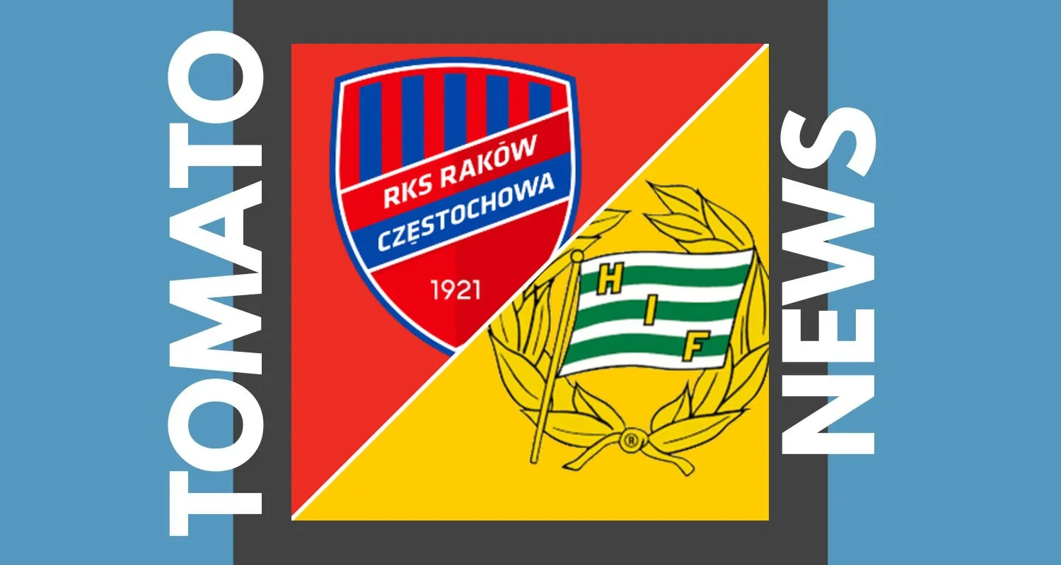 Aksi pemain Rakow Czestochowa dan Hammarby di Miejski Stadion Pilkarski