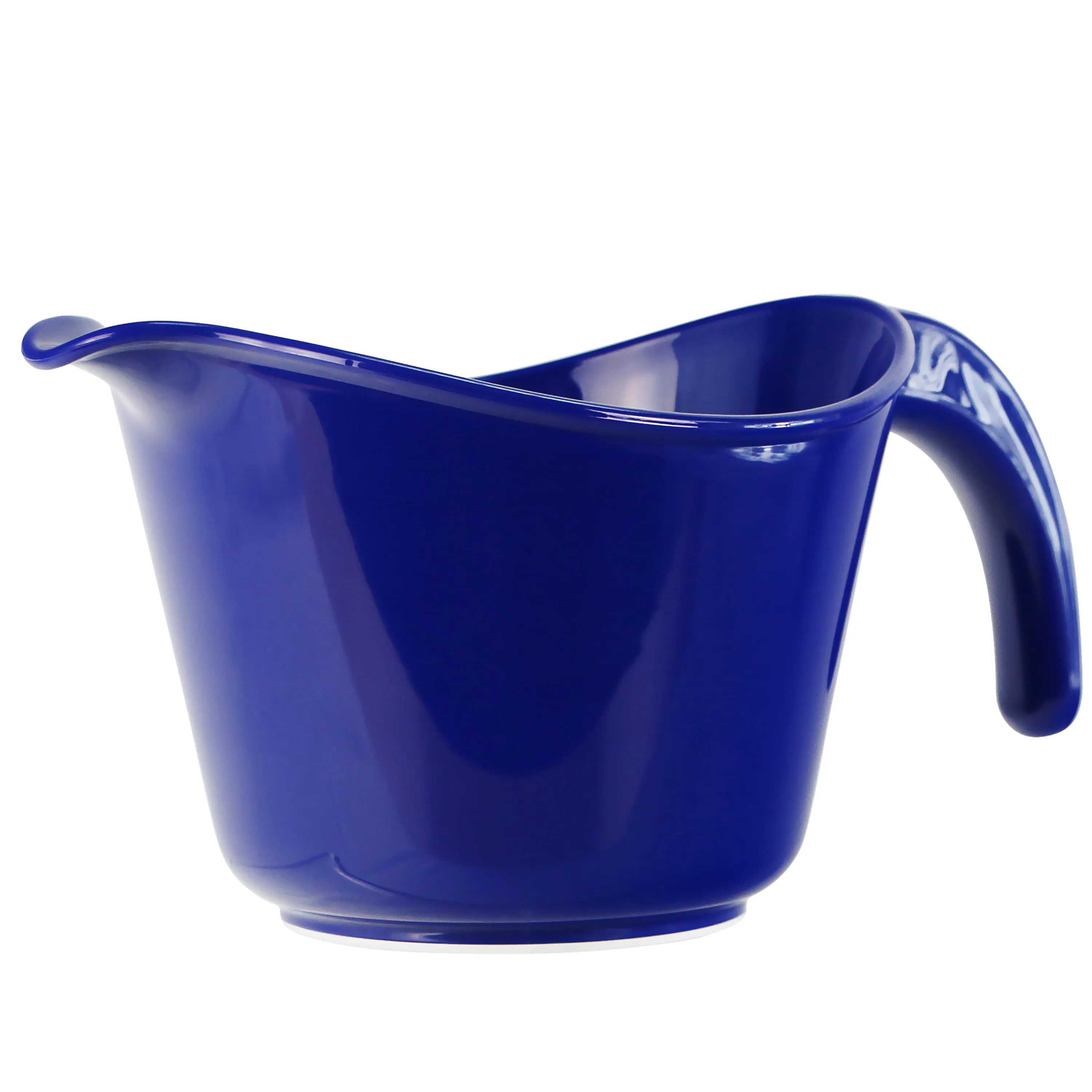 ATM189 Reston Lloyd Melamine Batter Bowl Indigo warna biru elegan dengan cerat tuang