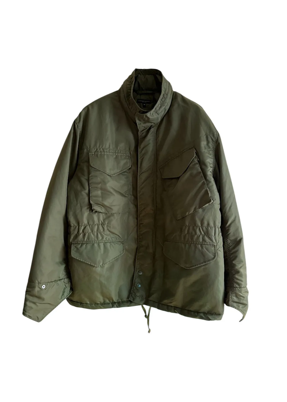 Jaket militer SBOBET777 M65 Field Jacket Olive Flight Satin Nylon