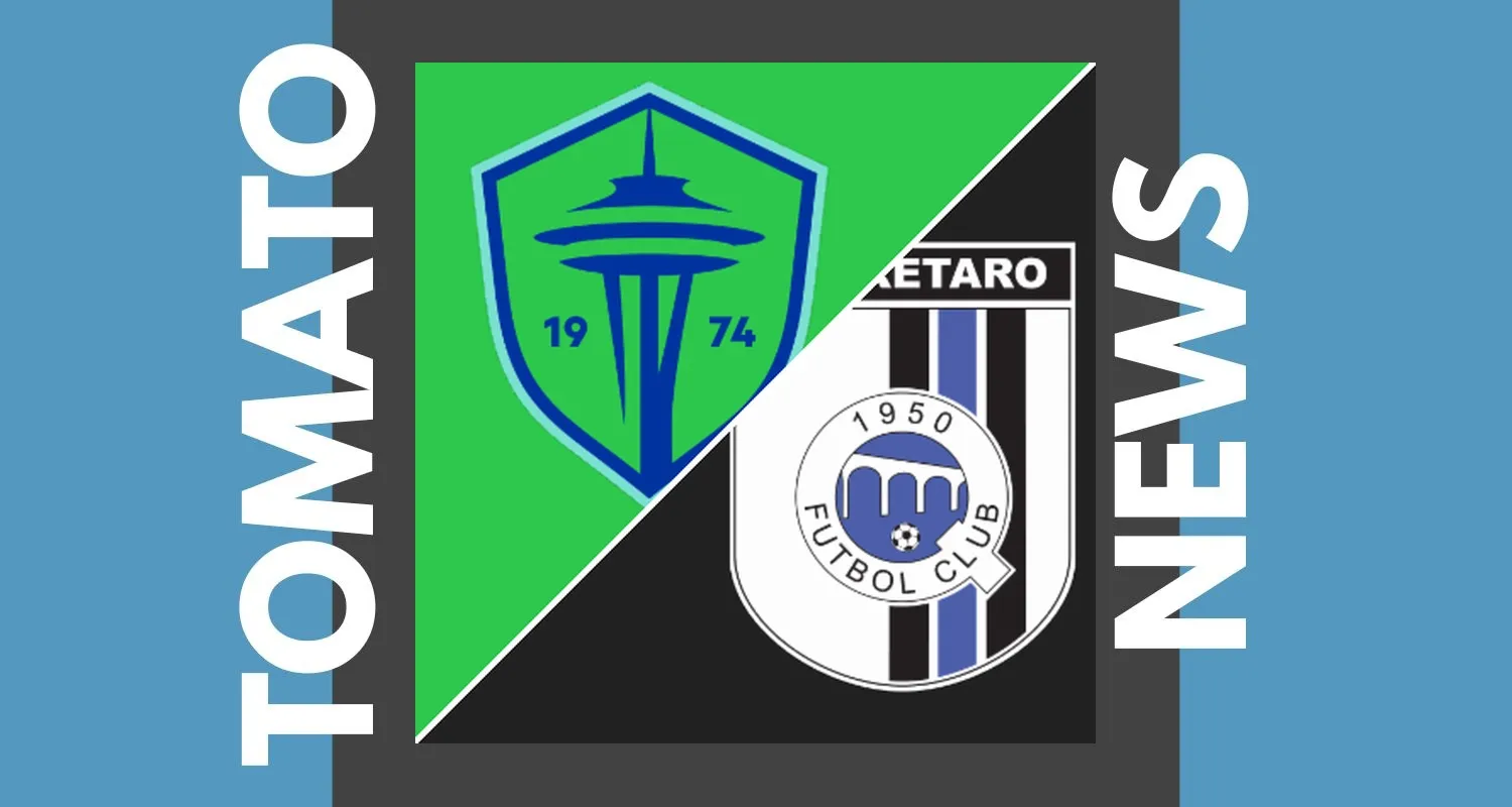 Pertandingan sepak bola antara Seattle dan Queretaro di stadion Lumen Field