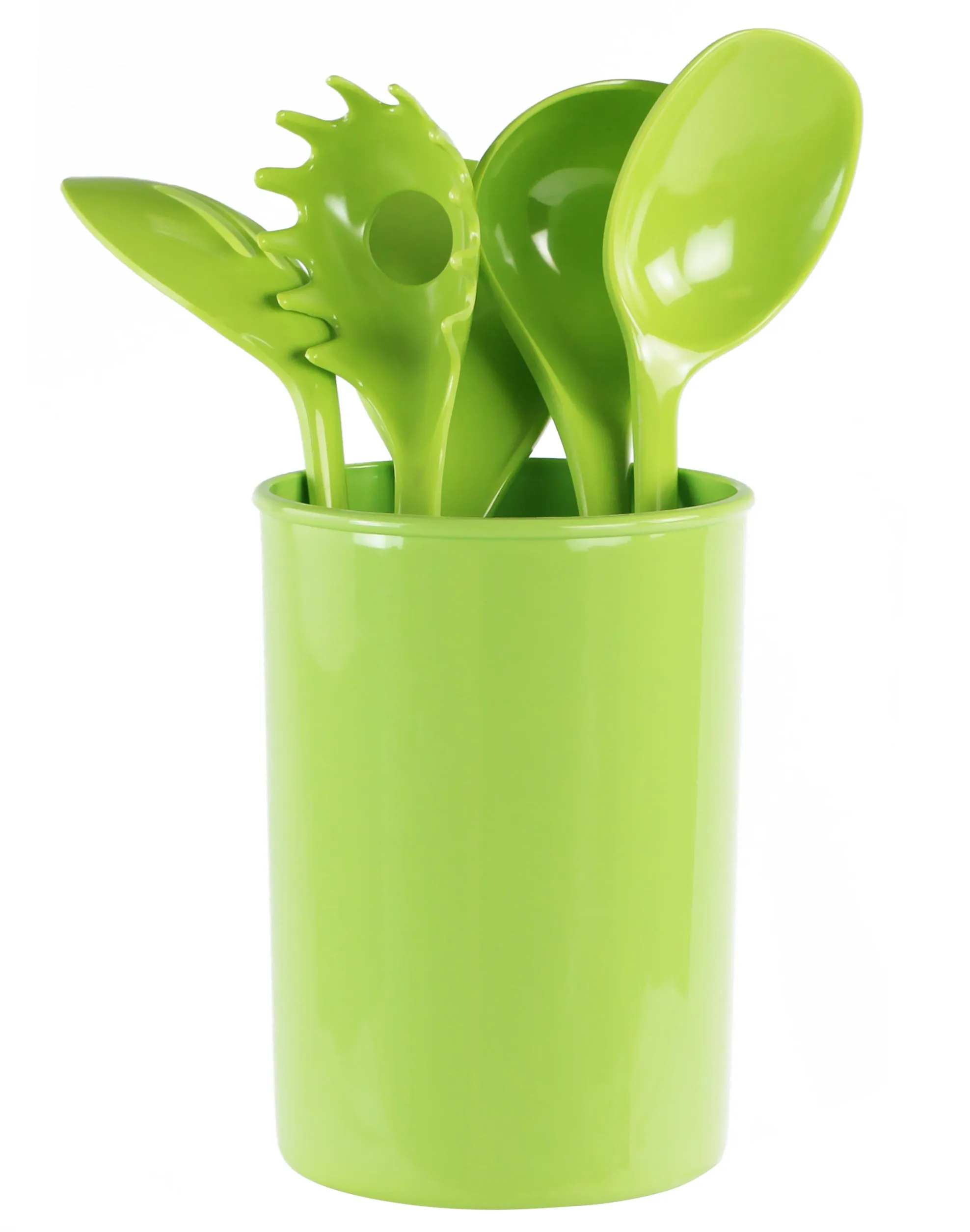 Set alat masak 6 pcs warna lime lengkap dengan wadah penyimpanan dari OKTO88