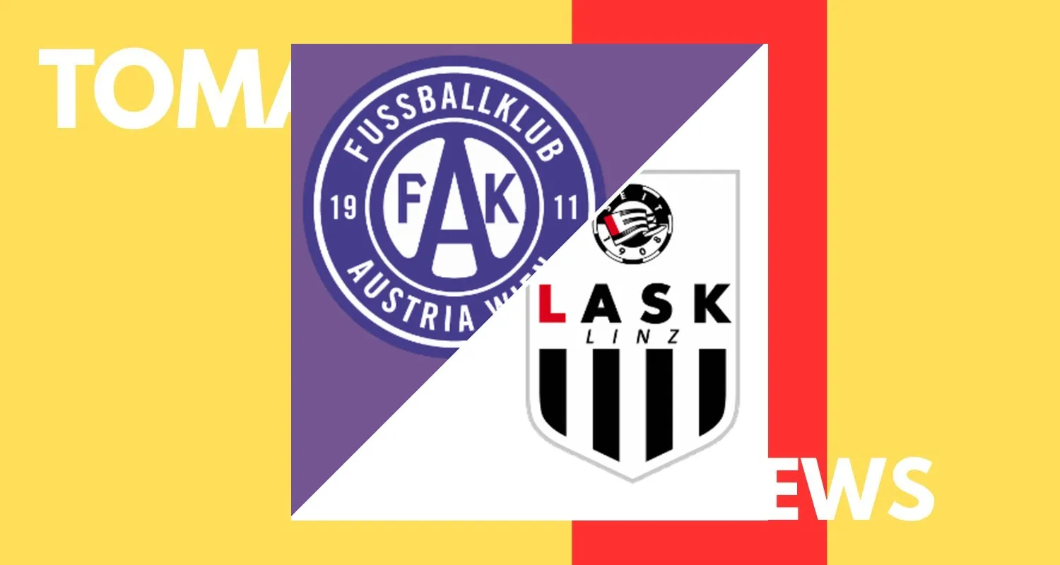 Pemain Austria Vienna dan LASK Linz berebut bola di Generali-Arena